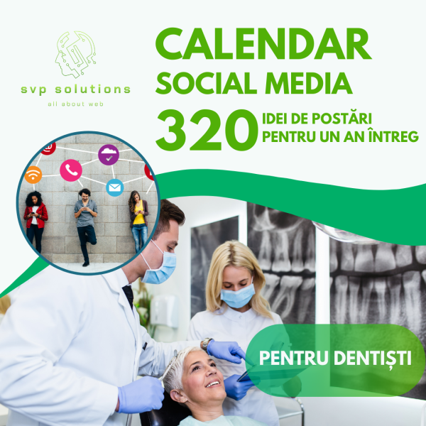 calendar social media pentru dentisti